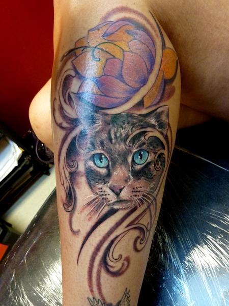 Tattoos - Cat tattoo - 79905